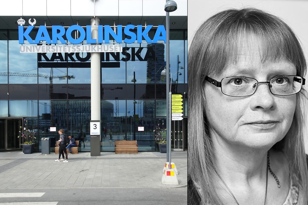 Carina Lenngren, förhandlingsansvarig för Kommunal på Karolinska universitetssjukhuset.