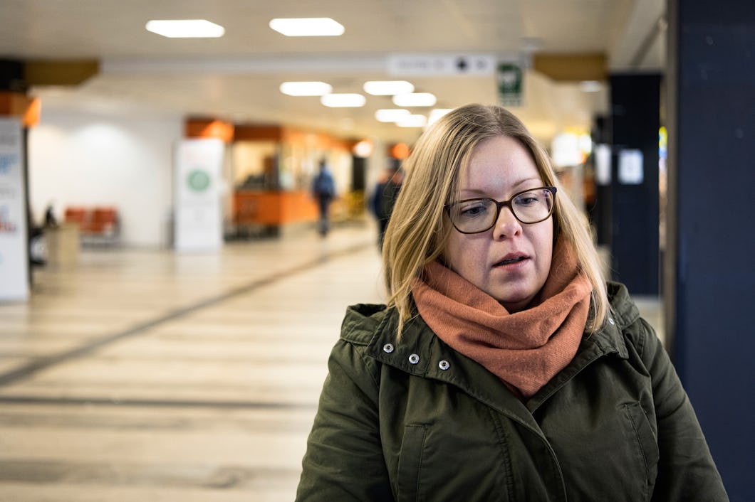 Maria Herneheim, undersköterska på Karolinska i Huddinge.