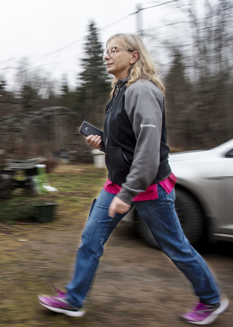 Marie Lund, undersköterska i hemtjänsten i Vänersborg.