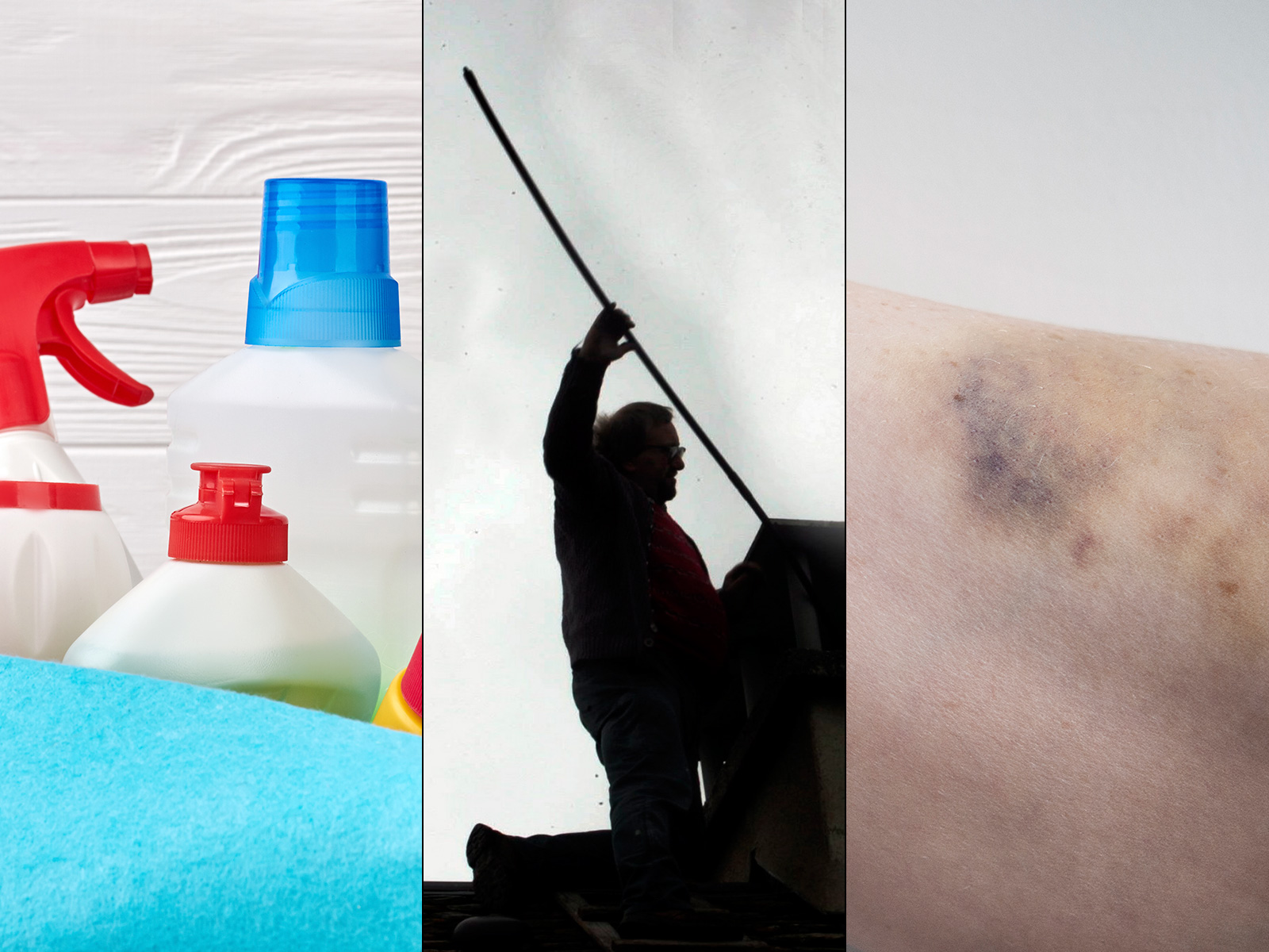 Städare, sotare och undersköterskor har alla en riskfylld arbetsmiljö.