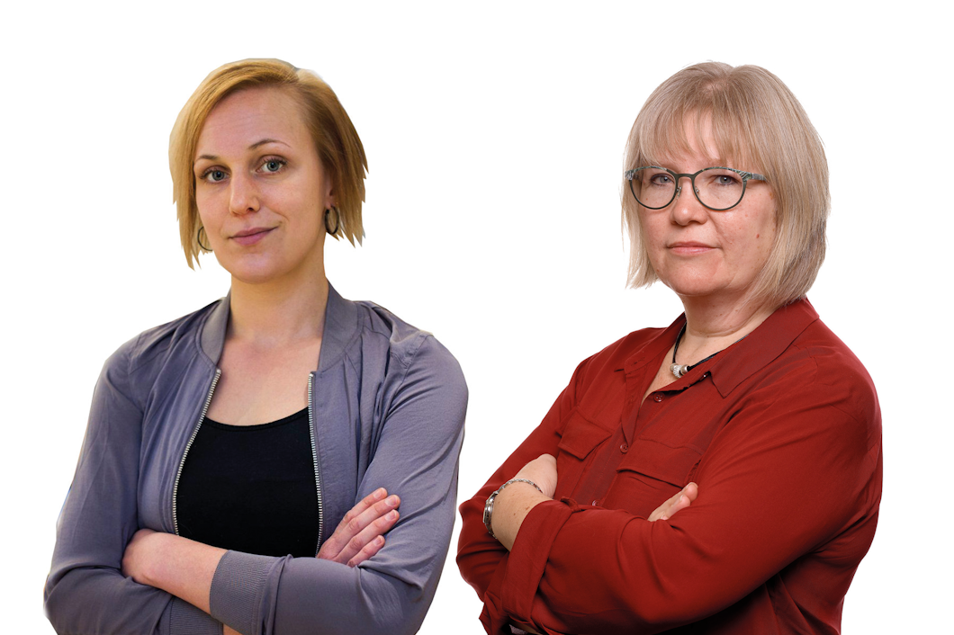 Louise Olsson och Tina Nordling