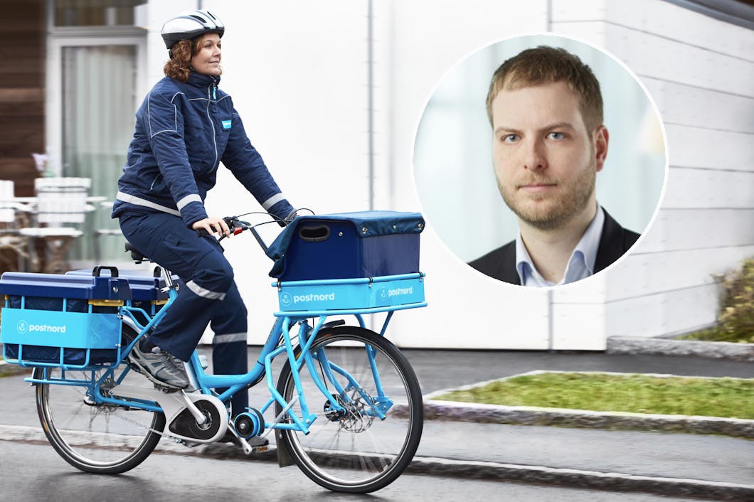 Johan Lindholm. ordförande för Seko Posten