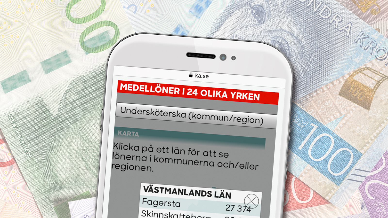 Kolla medellöner i 24 kommunalyrken.