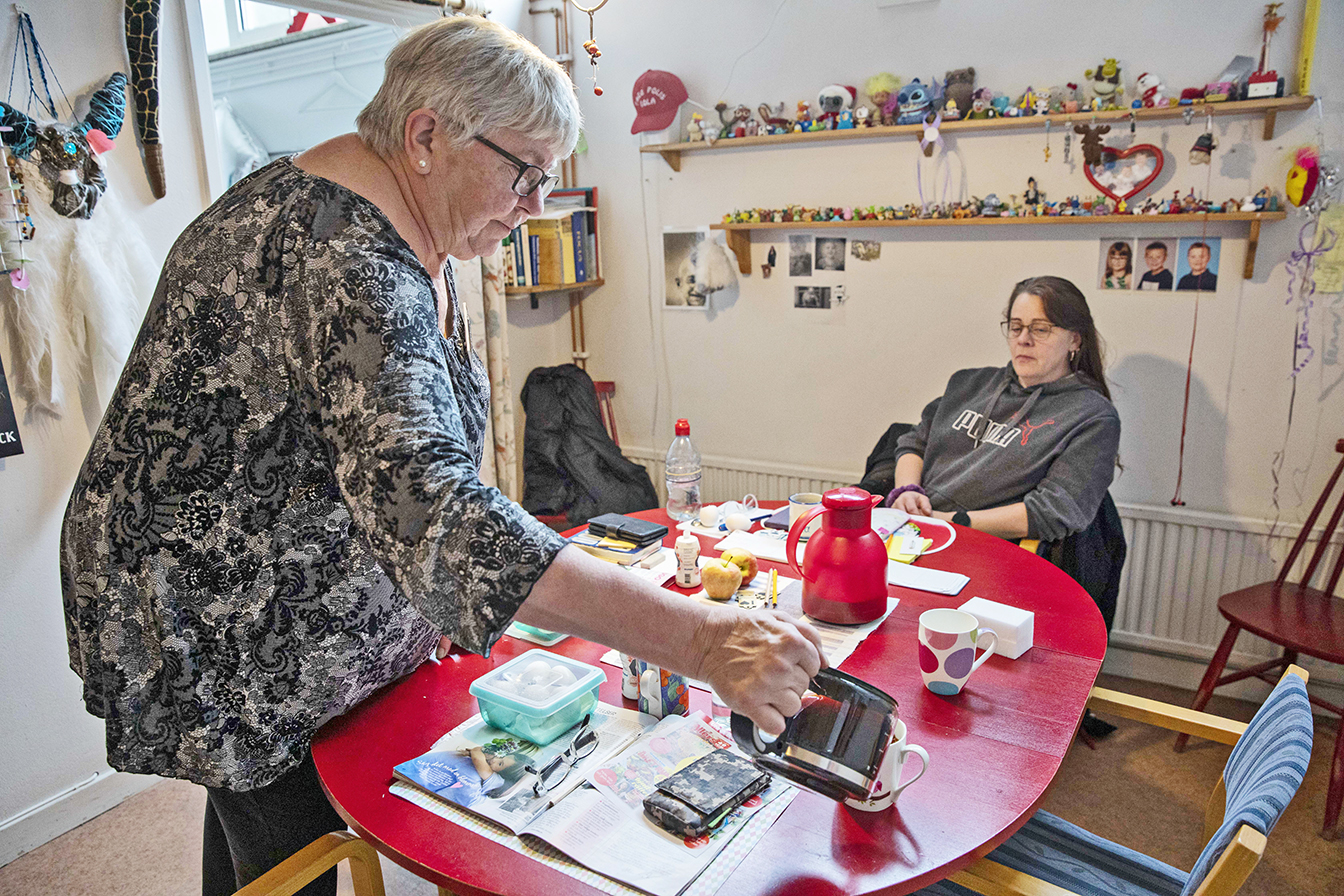 Ewa-Lena Klingberg och Lola Fredriksson.
