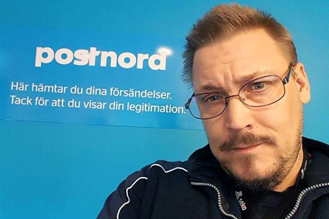 Daniel Witoslaw på Veddestaterminalen.