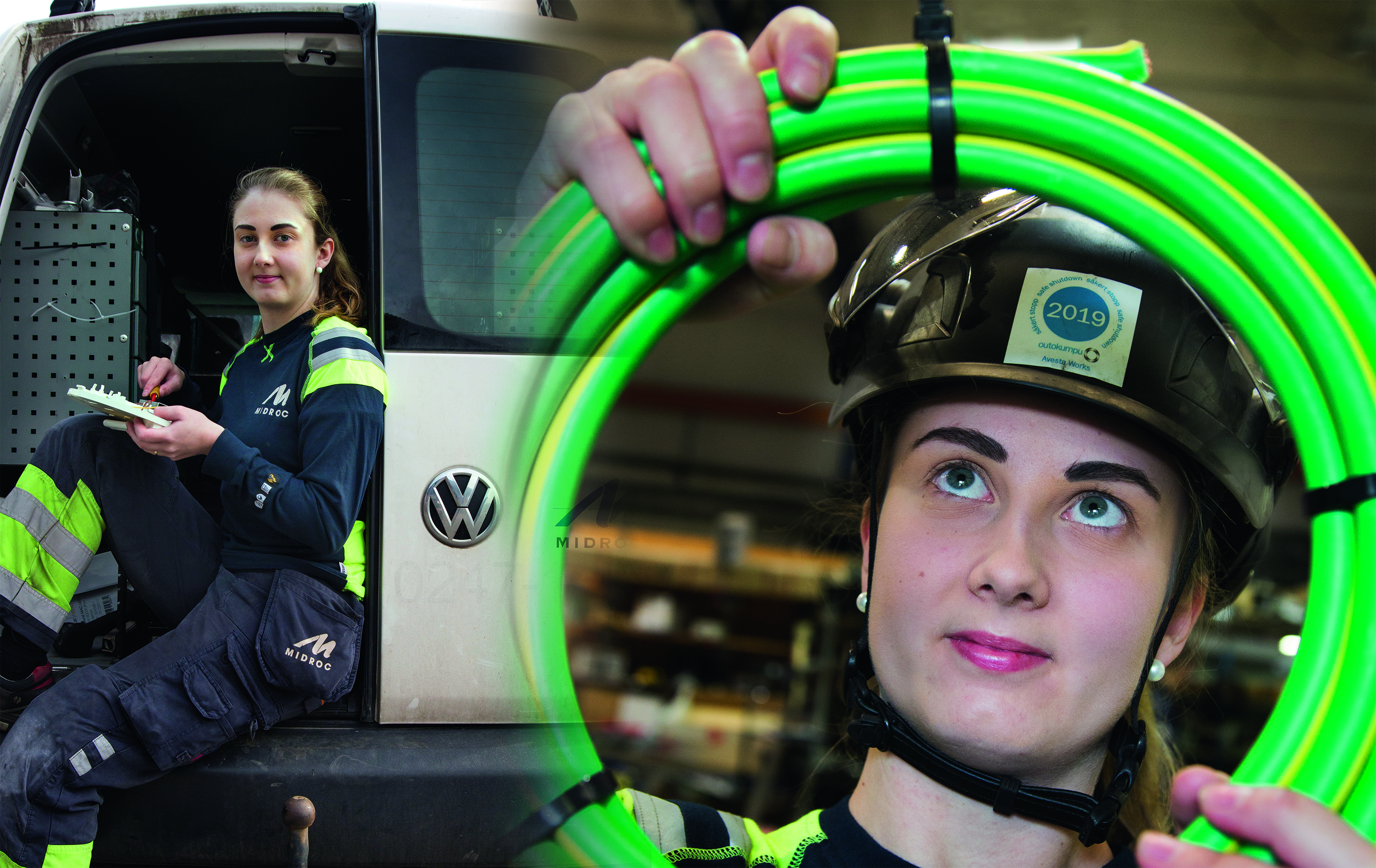 Bildmontage på Julia Karlsson