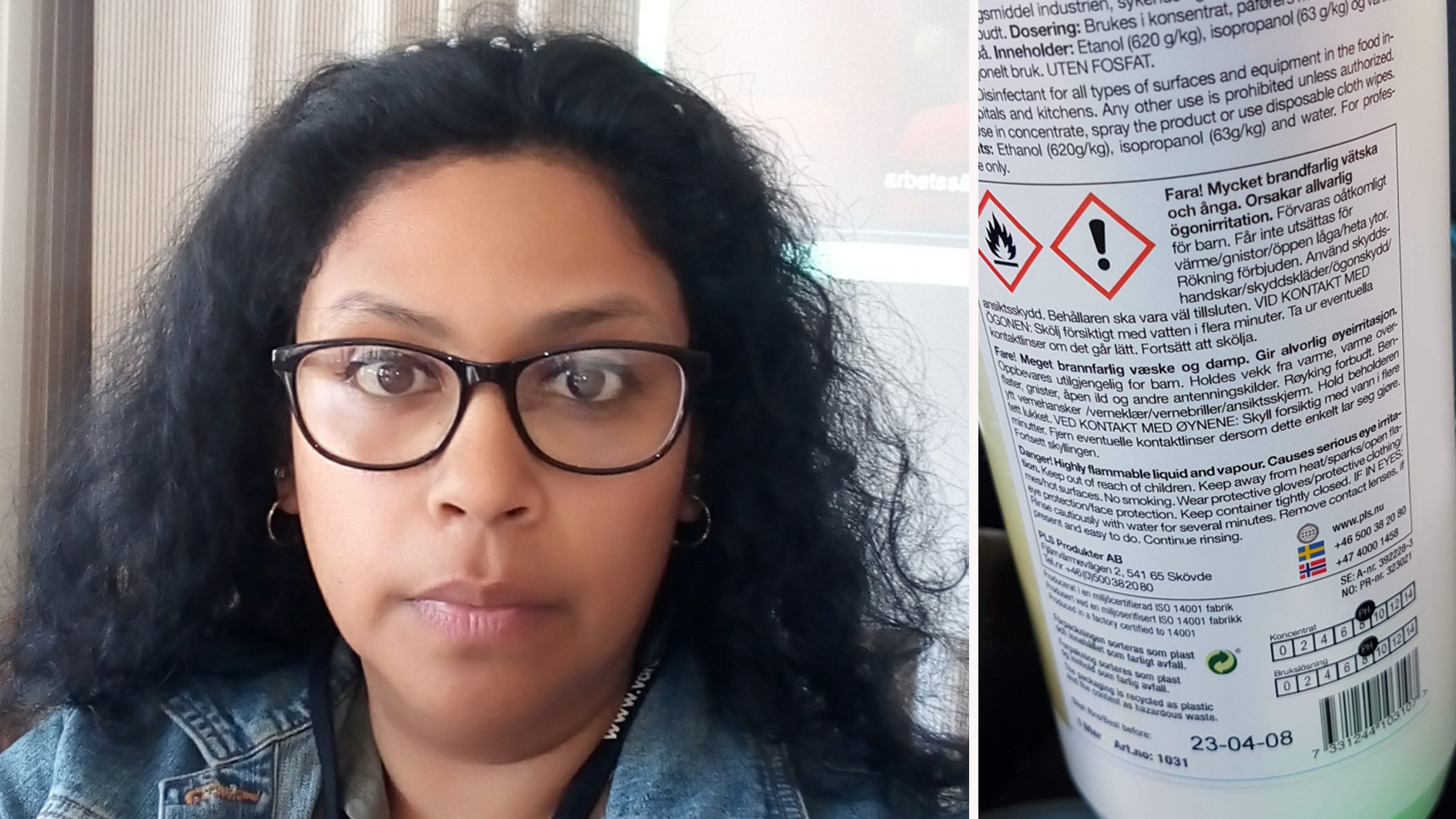 Rengjorde engångsvisir – hamnade på akuten – Arbetet