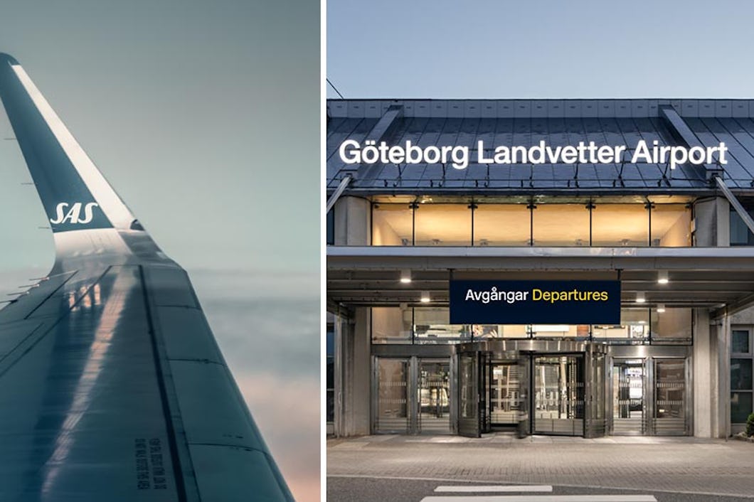 Landvetter flygplats.