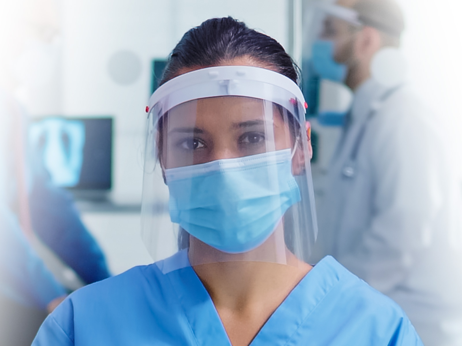 Skyddsvisir (genrebild).