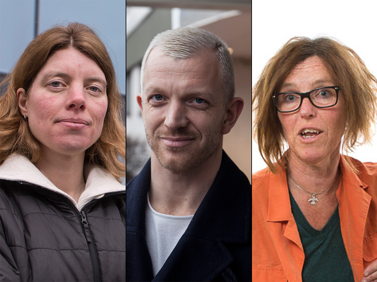 Anna Sehlin, Jonas Lindberg och Catarina Wahlgren (V).