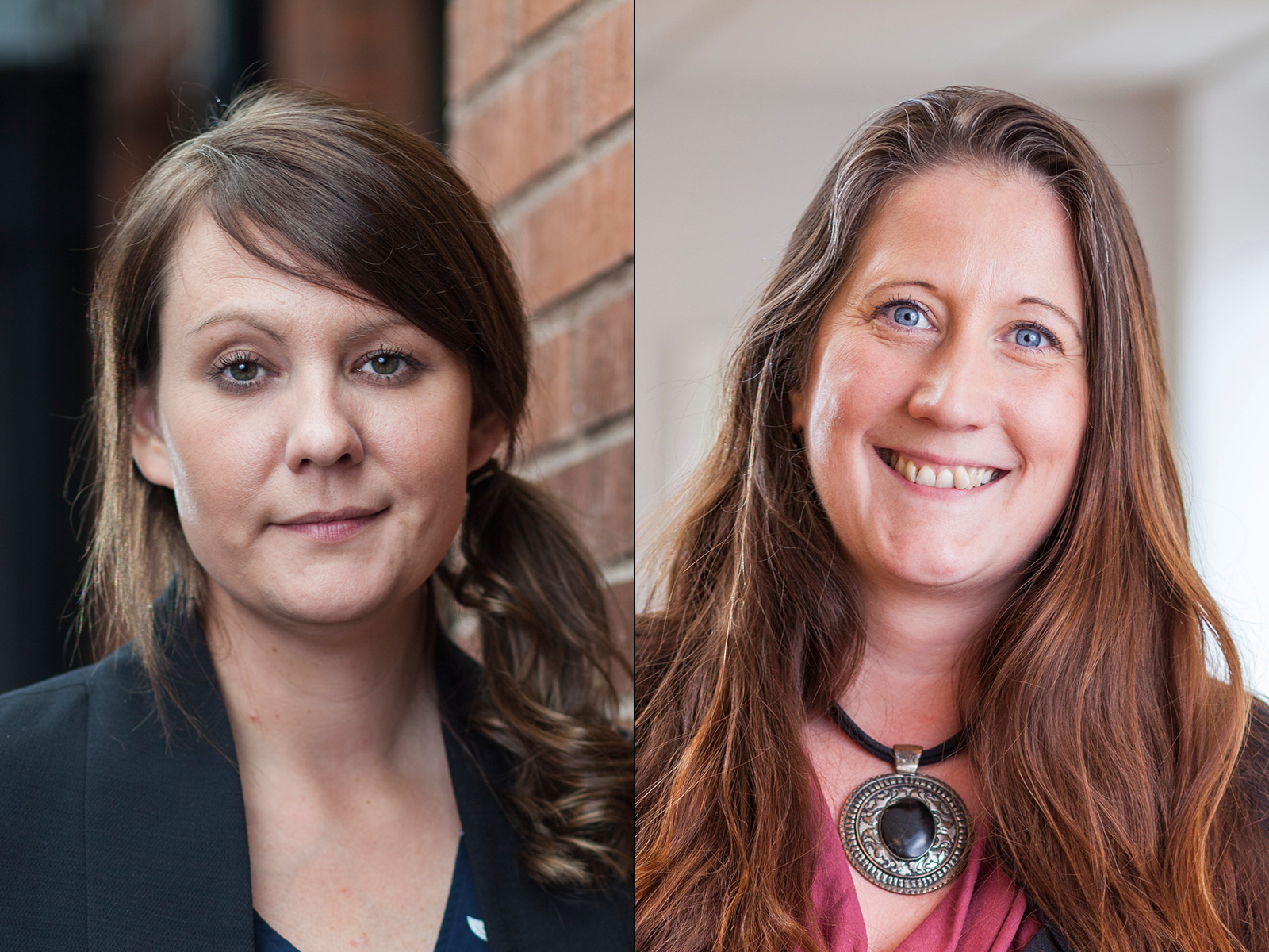 Jessica Leiding och Alexandra Eldstål.