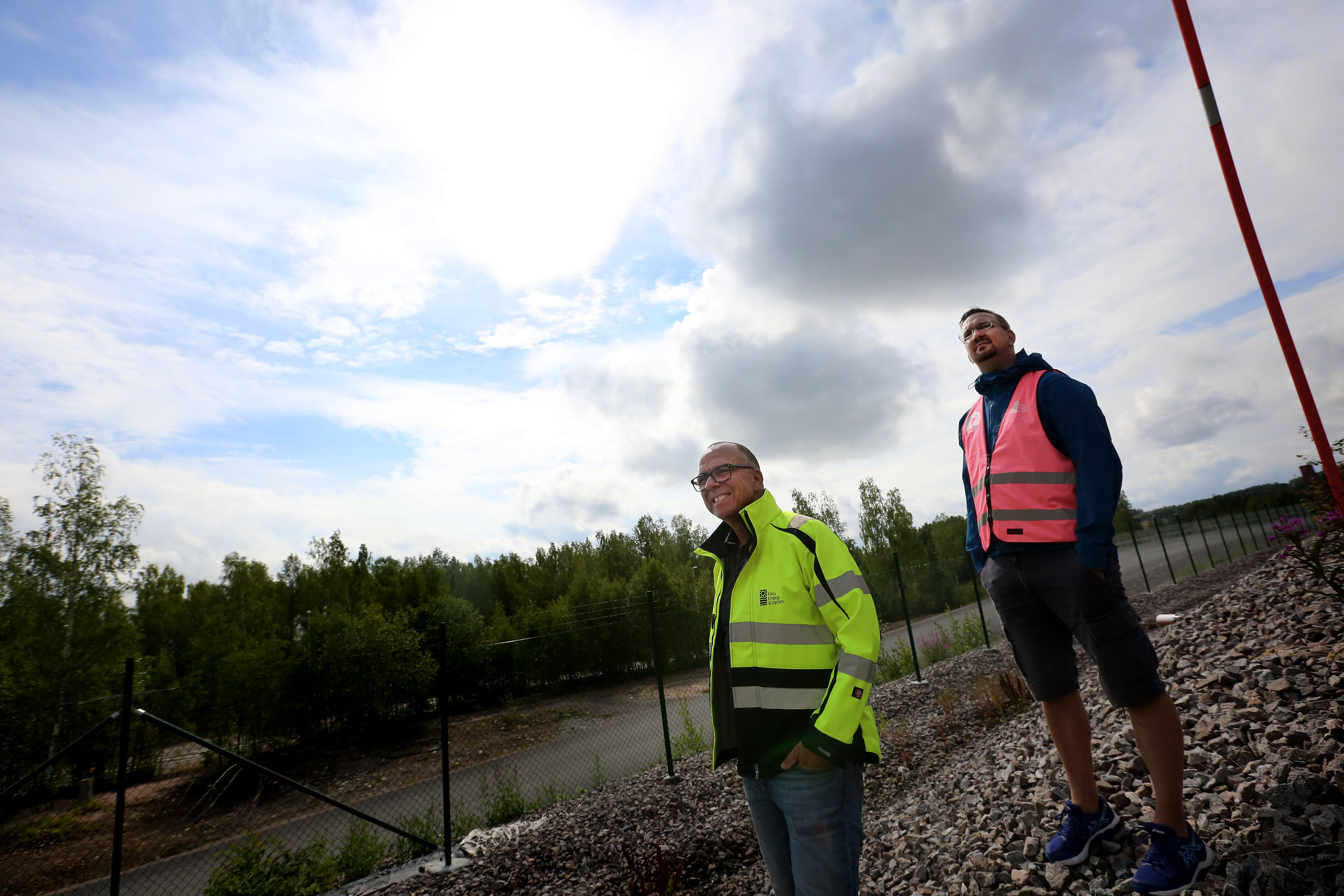 Tommy Borg och Per Magnusson utomhus