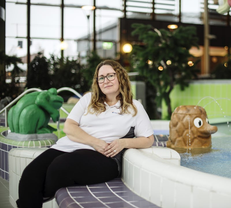 Maria Nilsson, receptionist.