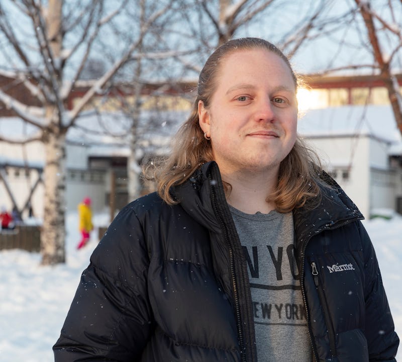 Hugo Larsson, badmästare.