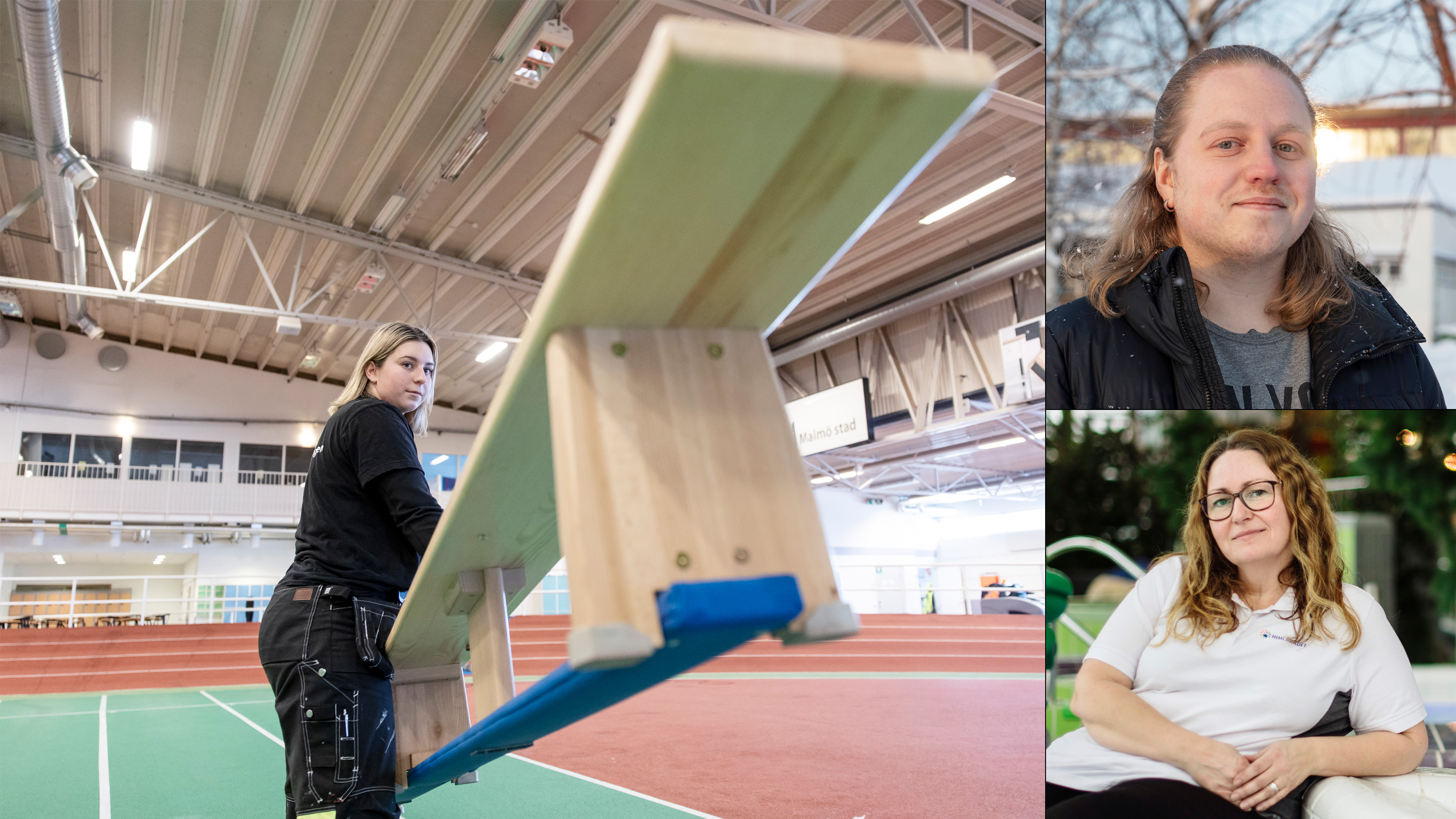 Hanna Nilsson Meier, Hugo Larsson och Maria Nilsson.