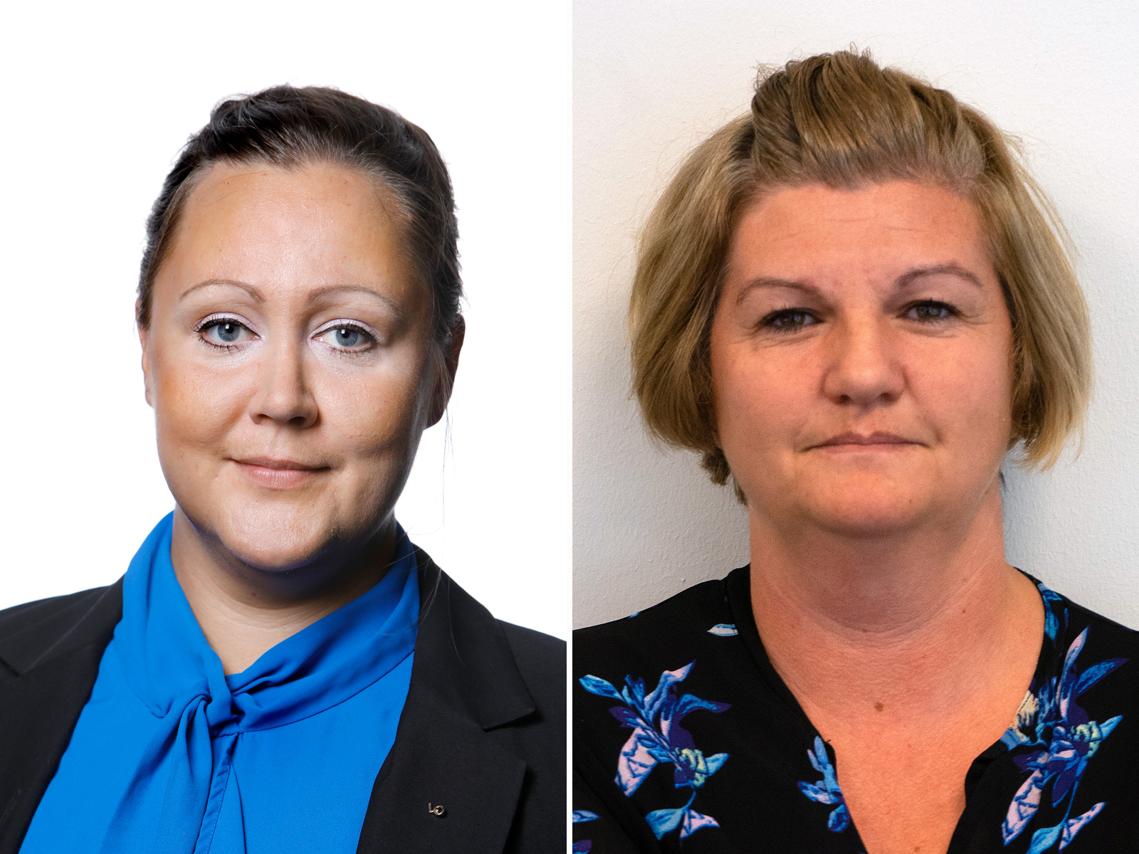 Christine Marttila och Sladjana Gustafsson, Kommunal.