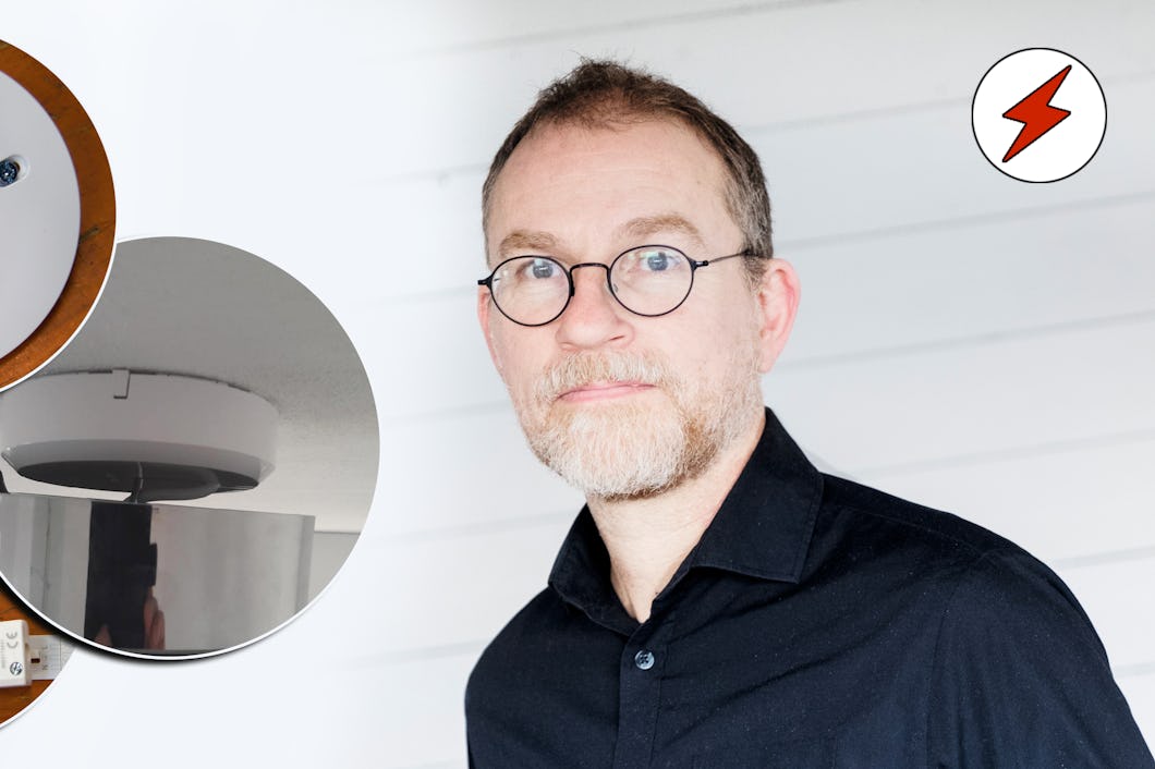 En bild på Jan-Erik Johansson monterad invid bilder på de nya DCL-uttagen