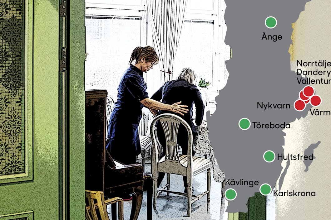 Kommunerna med störst och minst andel fastanställda (hela listan finns nedan).