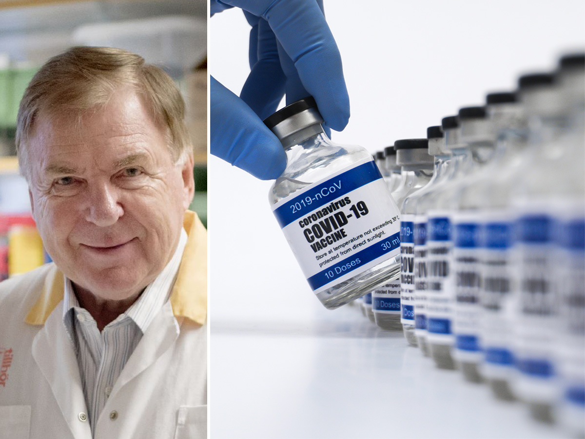 Jan Holmgren, professor emeritus i medicinsk mikrobiologi.