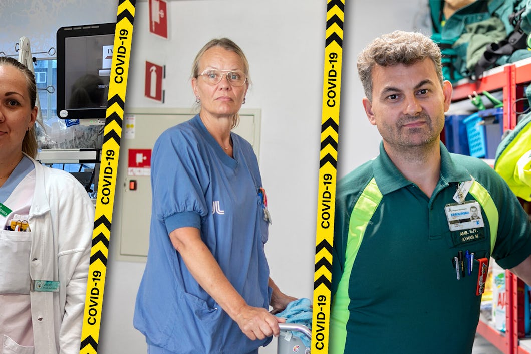 Viktoria Sandström, Katarina Andersson och Ayhan Mehmet.