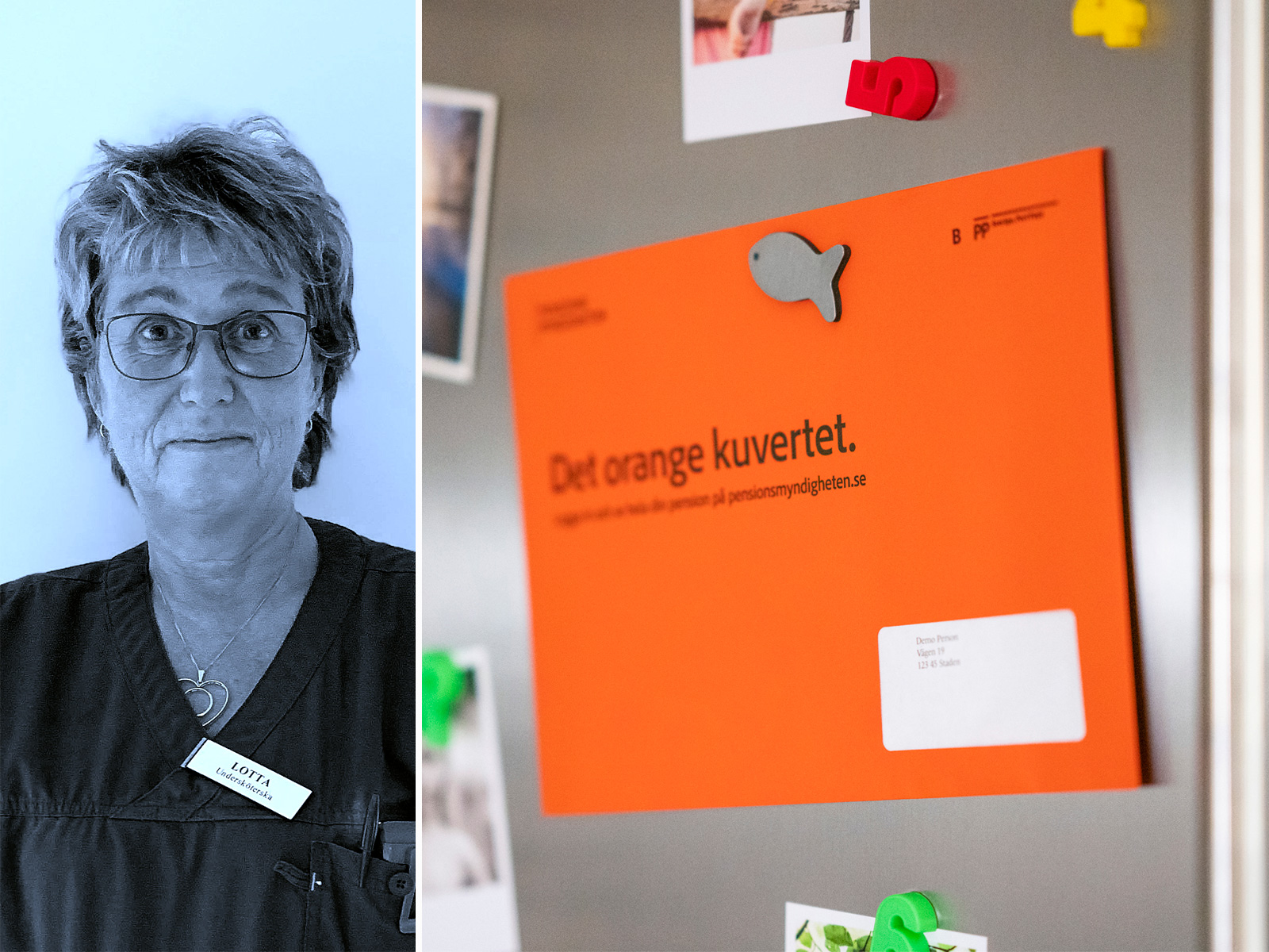 Lotta Hjerpe, undersköterska.