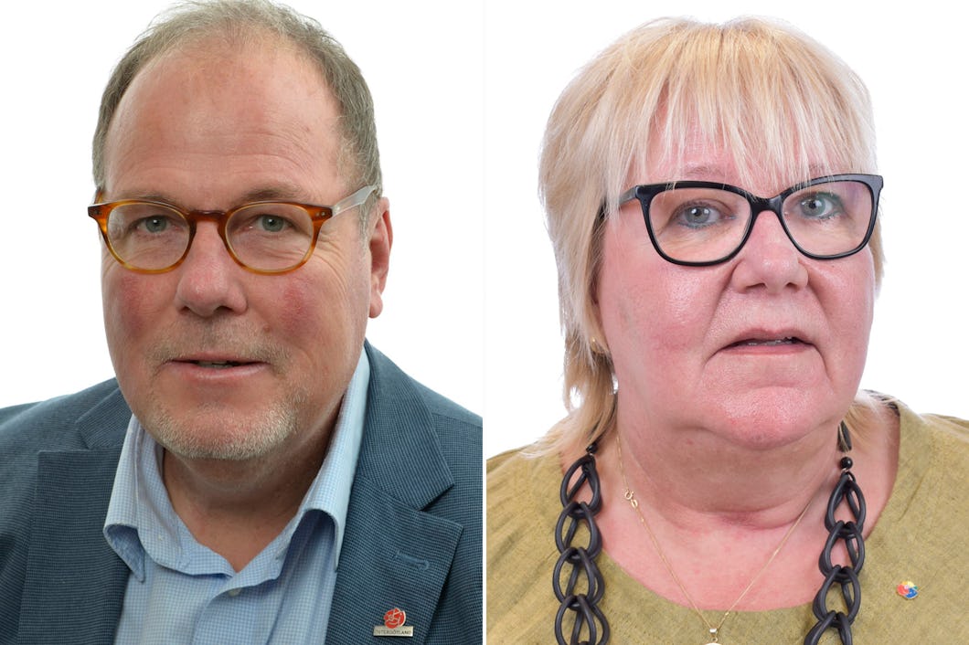 Johan Andersson (S) och Marianne Fundahn (S).
