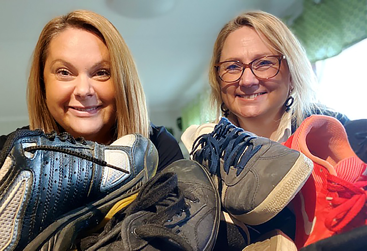 Eva Christiernin (S), kommunalråd och Helena Ersson, Kommunal.