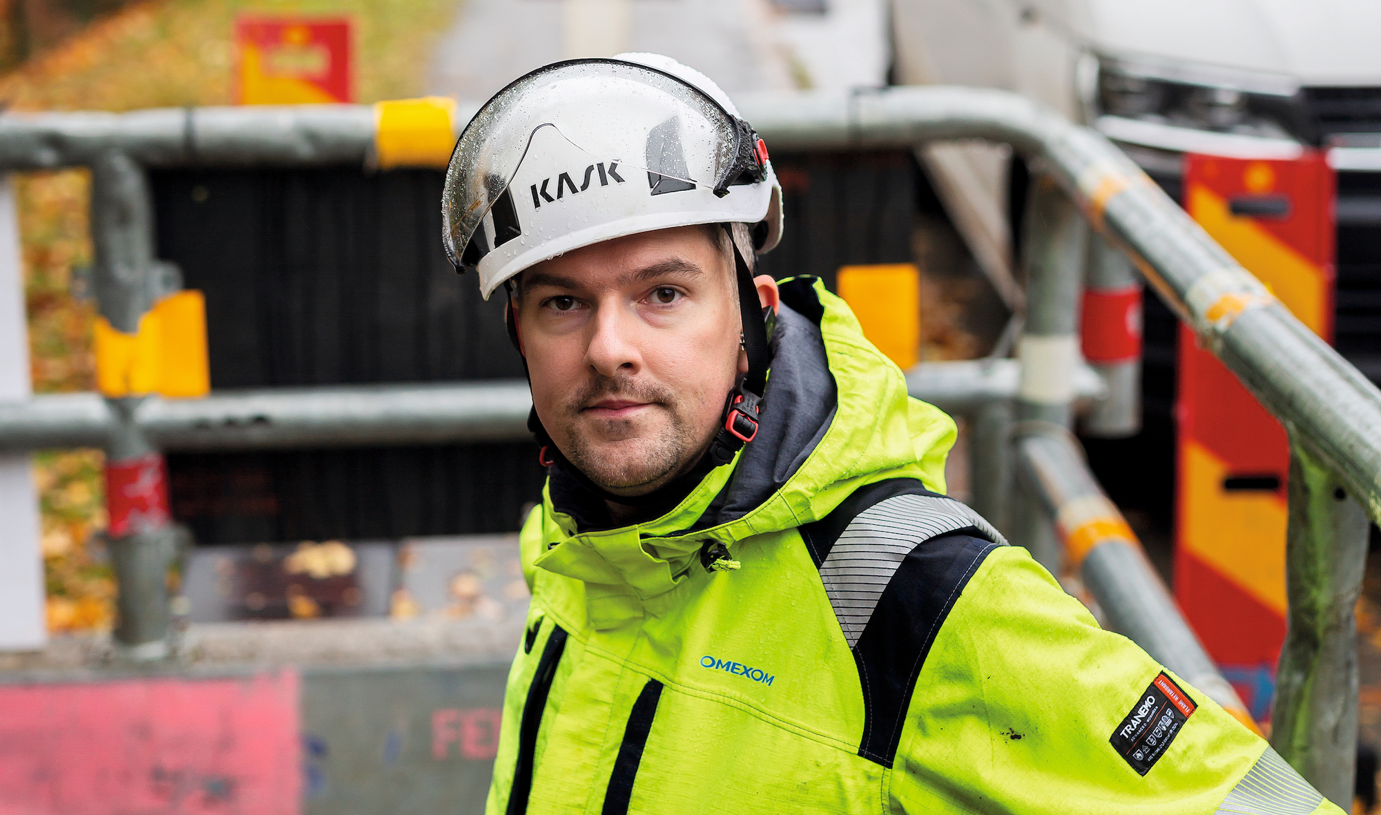 Håkan Kaneteg i arbetskläder.