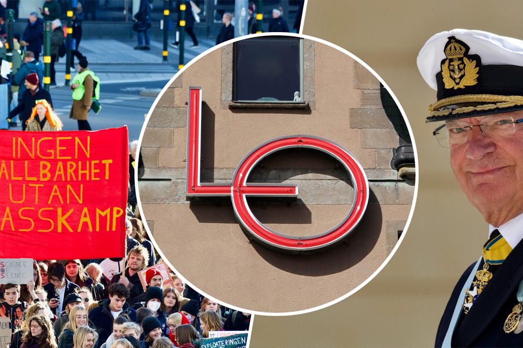 Klimatstrejker och monarkins framtid ska diskuteras på LO-kongressen.