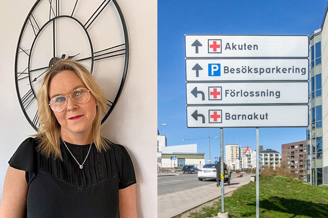 Marie Bengtsson, undersköterska på Södersjukhuset.