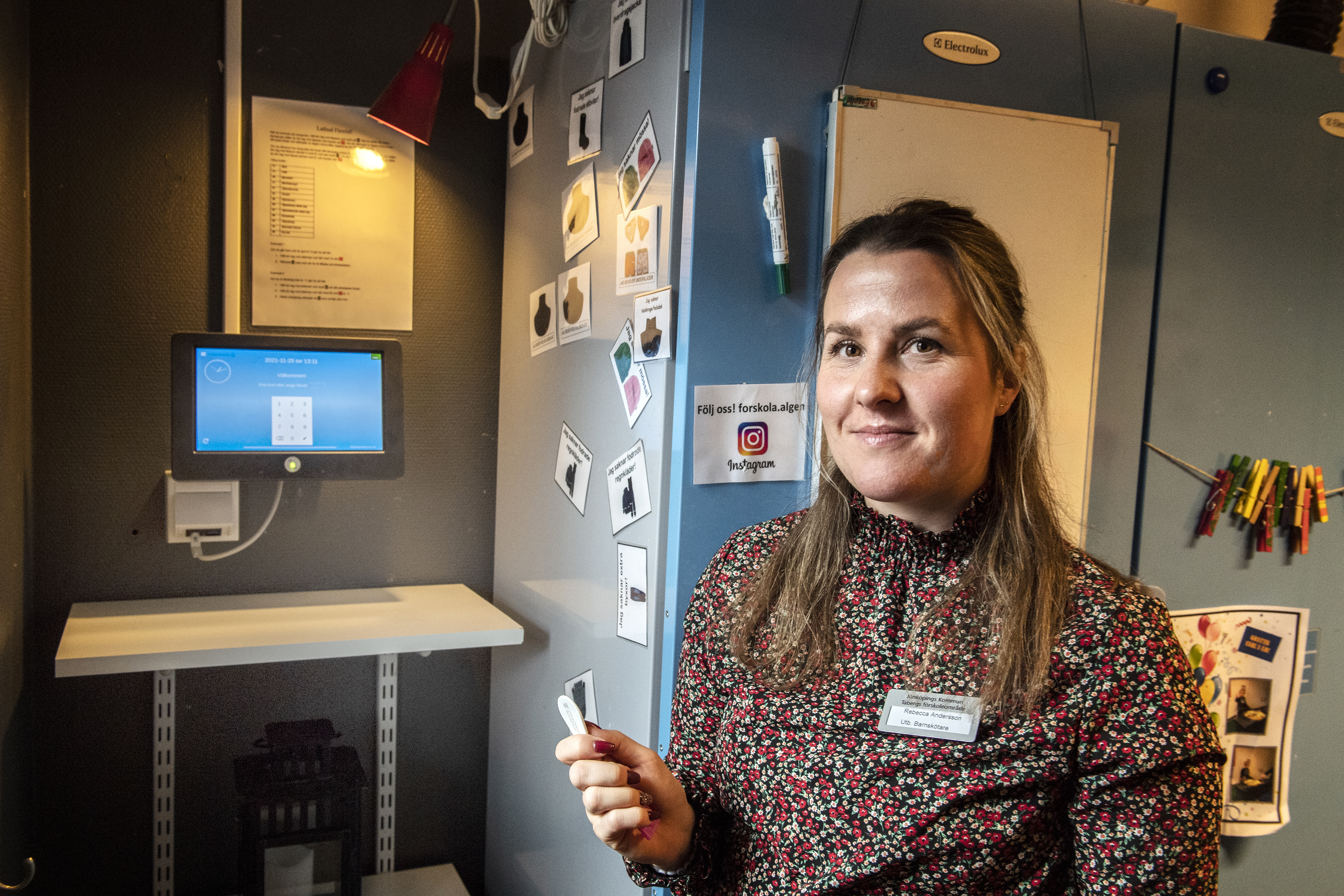 Rebecca Andersson, barnskötare.