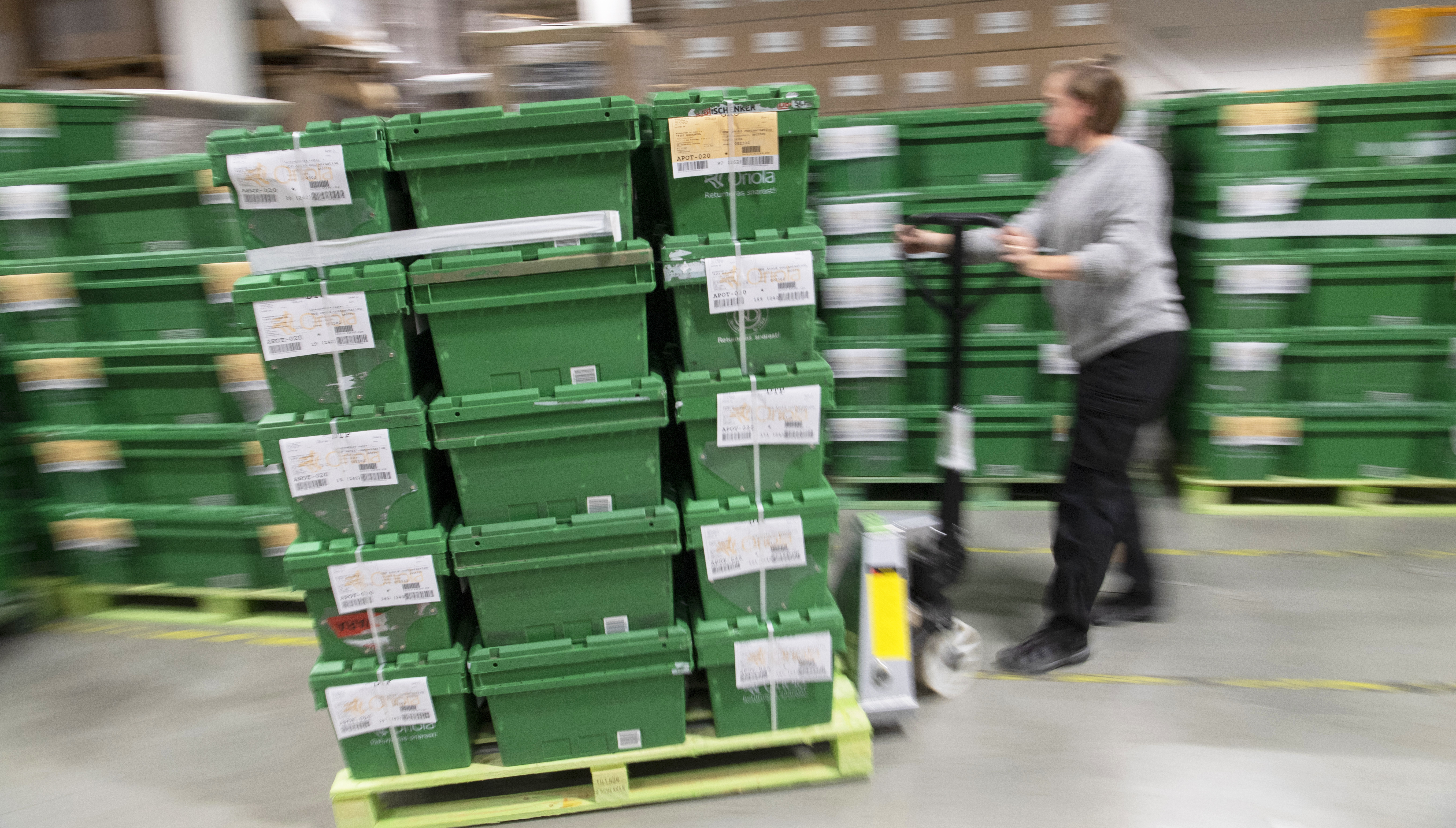 Lager E-handel Onlineshopping