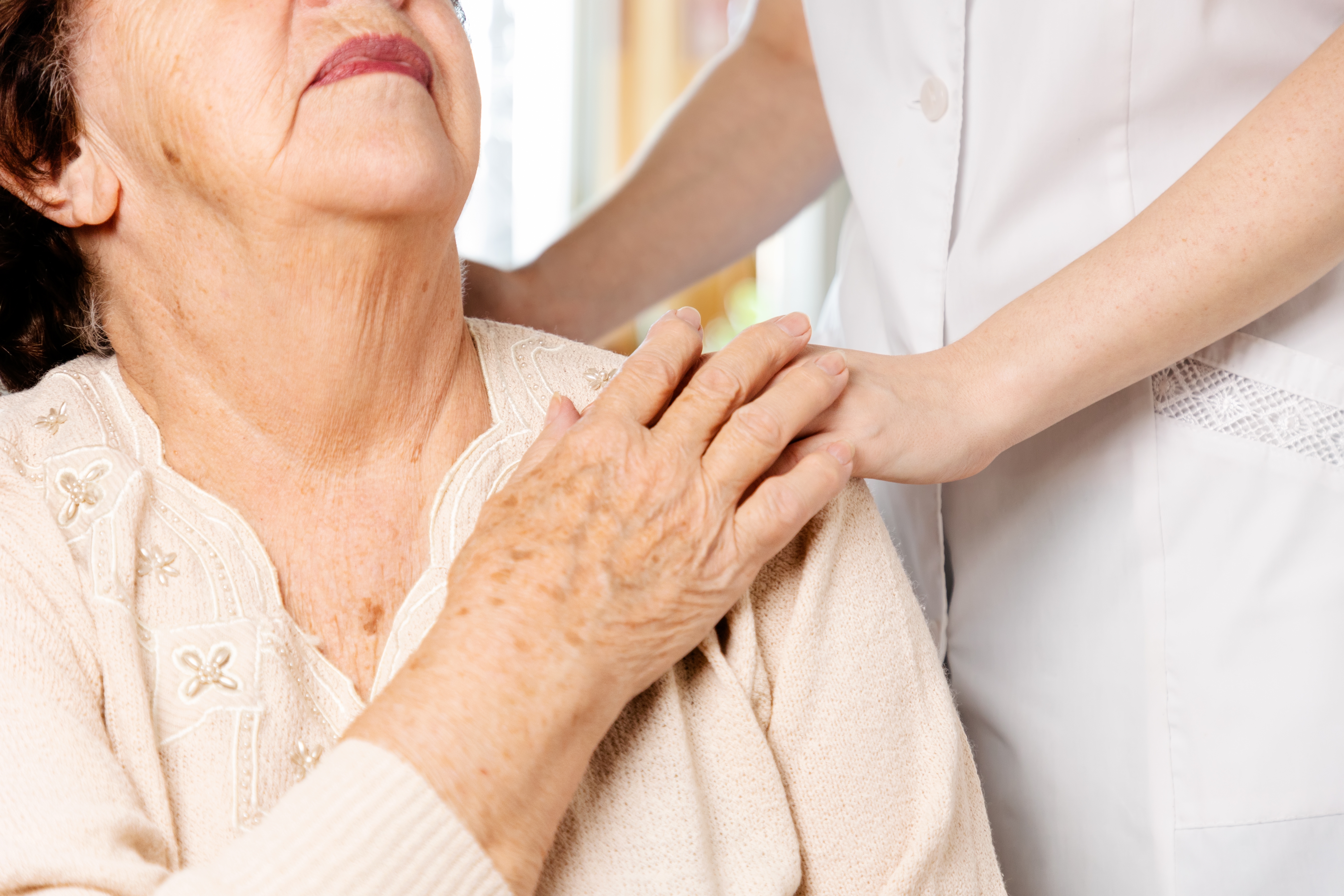 Äldreomsorg (genrebild).