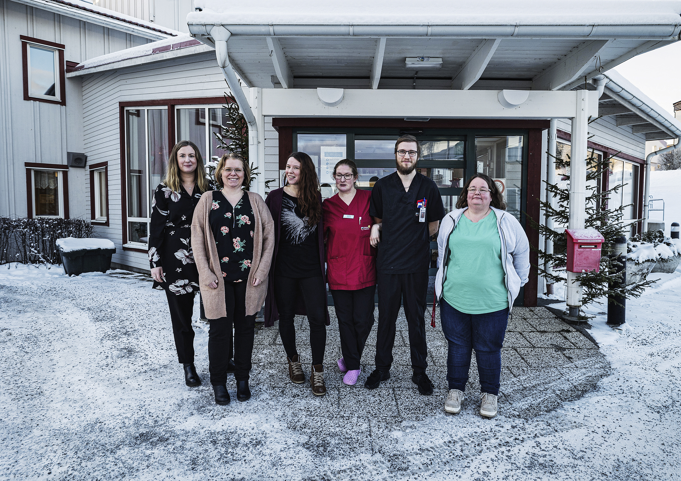 Moa de Beau, Carola Ferm, Sandra Hilmersson, Karin Larsson, Pontus Olovsson, och Eva Ifrén Göransson.