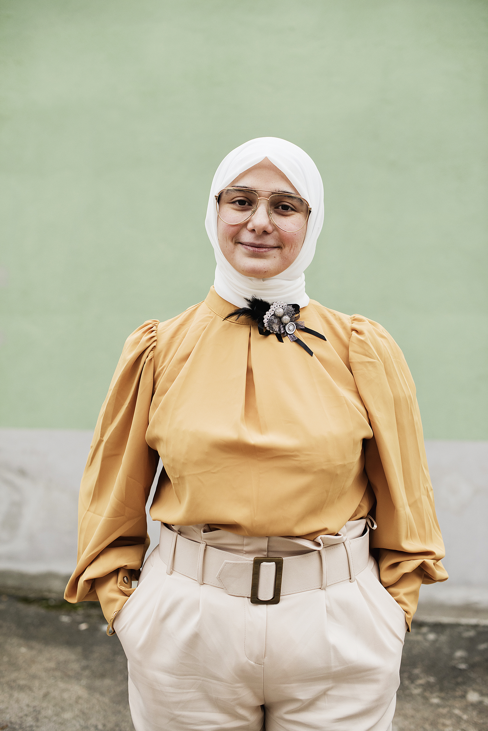 Ghufran Zeino, barnskötare.