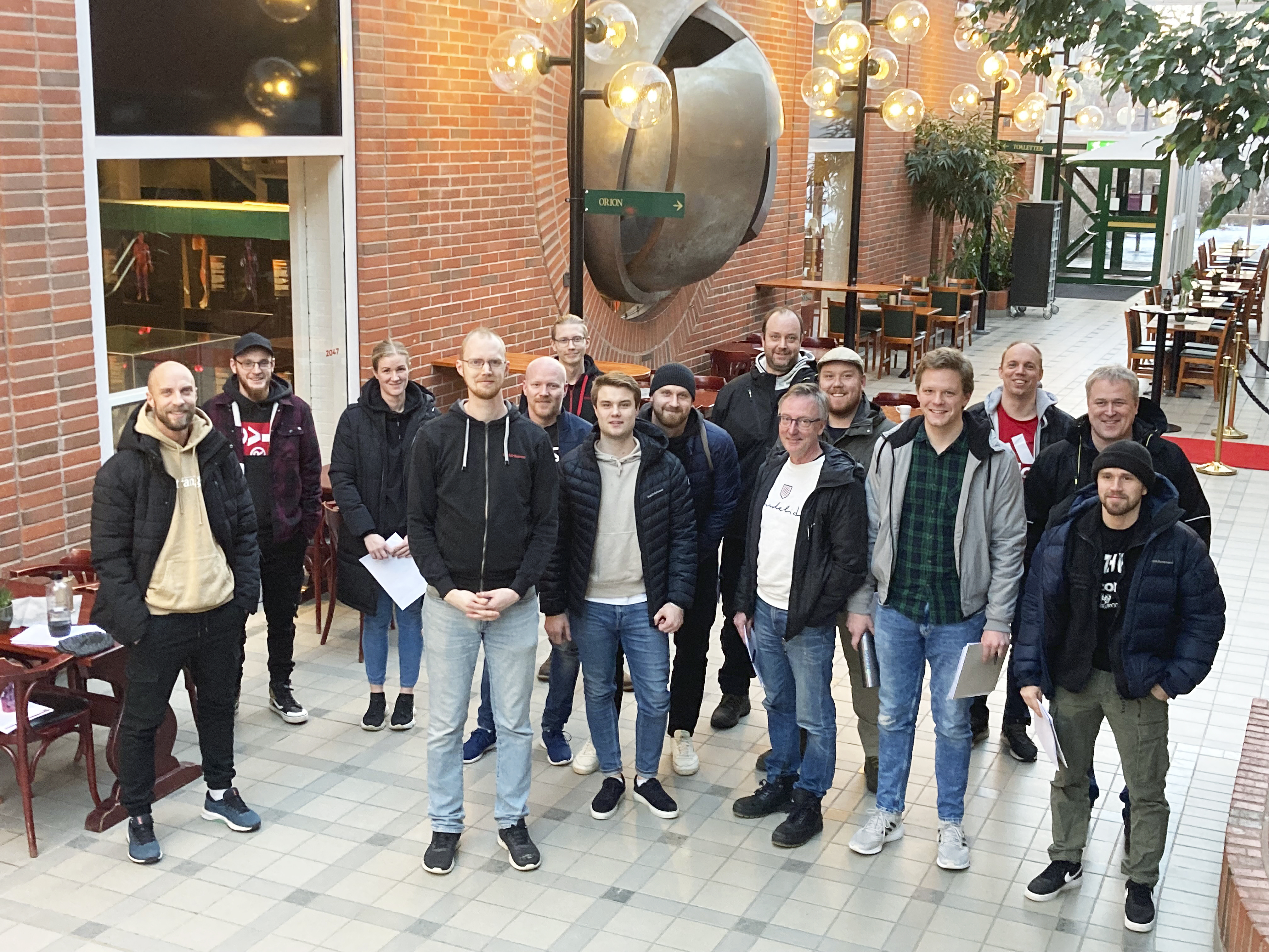 Gruppbild på deltagarna