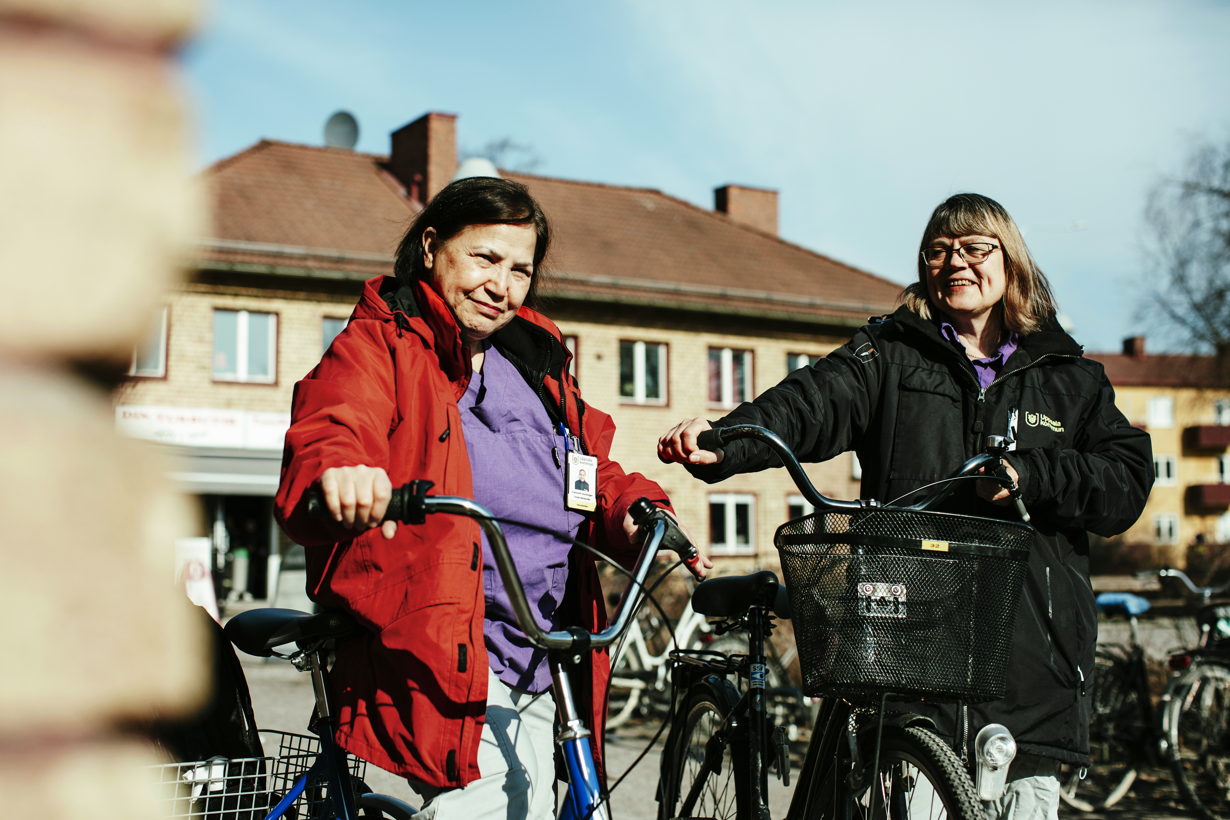 Fatemeh Henninger och Christina Eriksson.