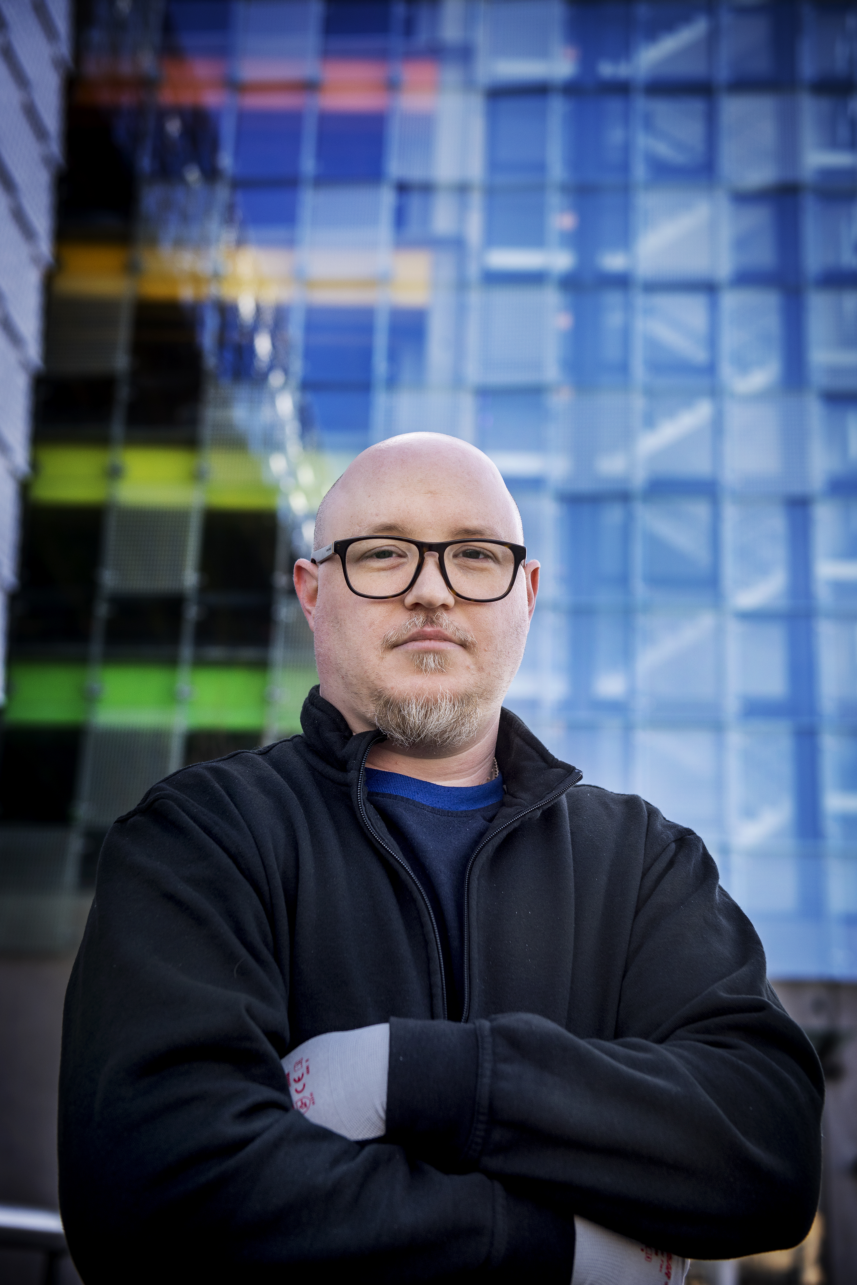 Michael Alm, vaktmästare.