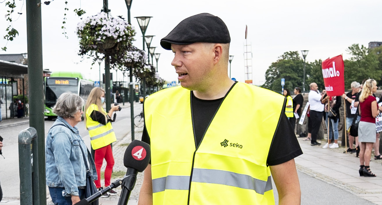 Ola Brunnström Seko Arriva Pågatågen