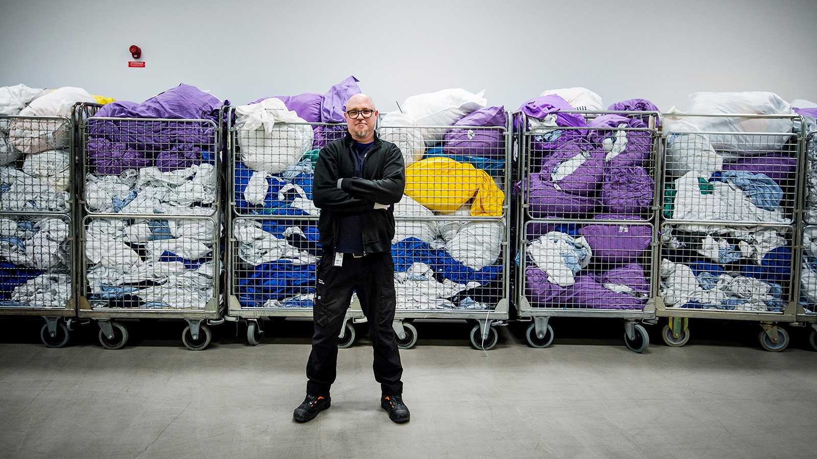 Michael Alm, vaktmästare.