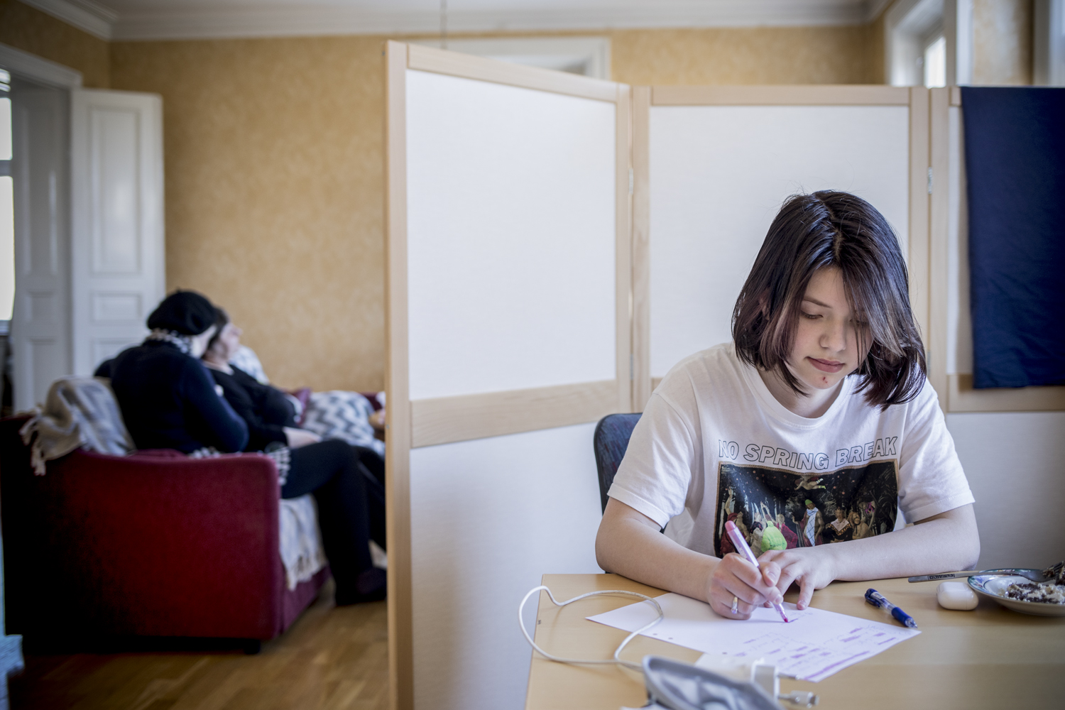 Darja går i ukrainsk skola på distans.