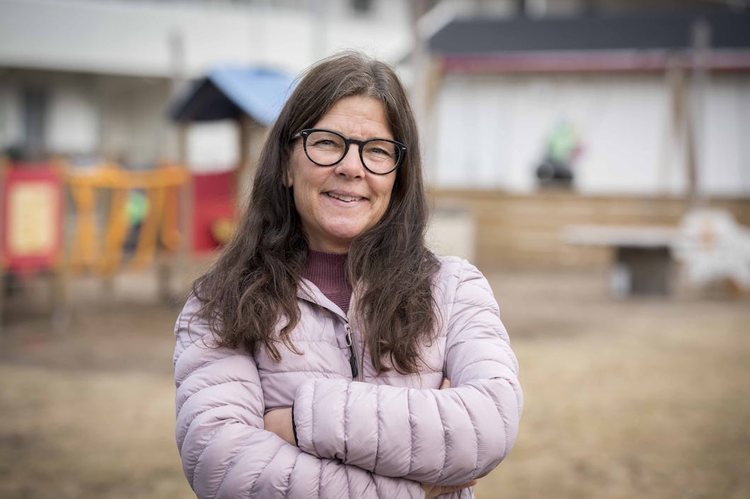 Åsa Herlufsén, barnskötare.