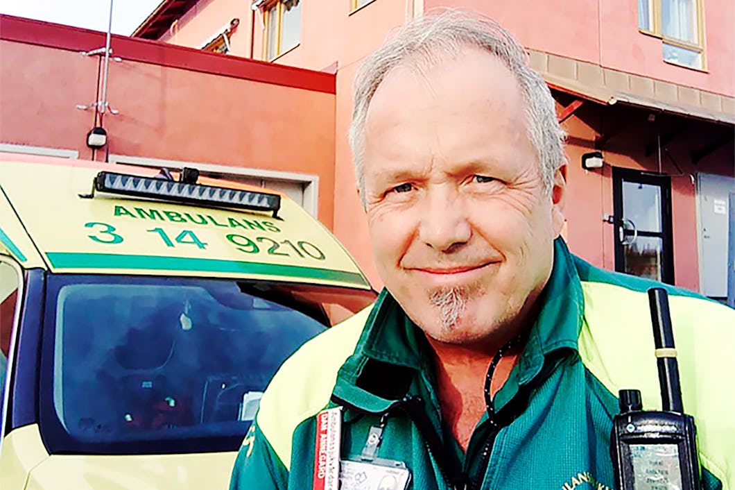 Dan Ånnegård, ambulanssjukvårdare.