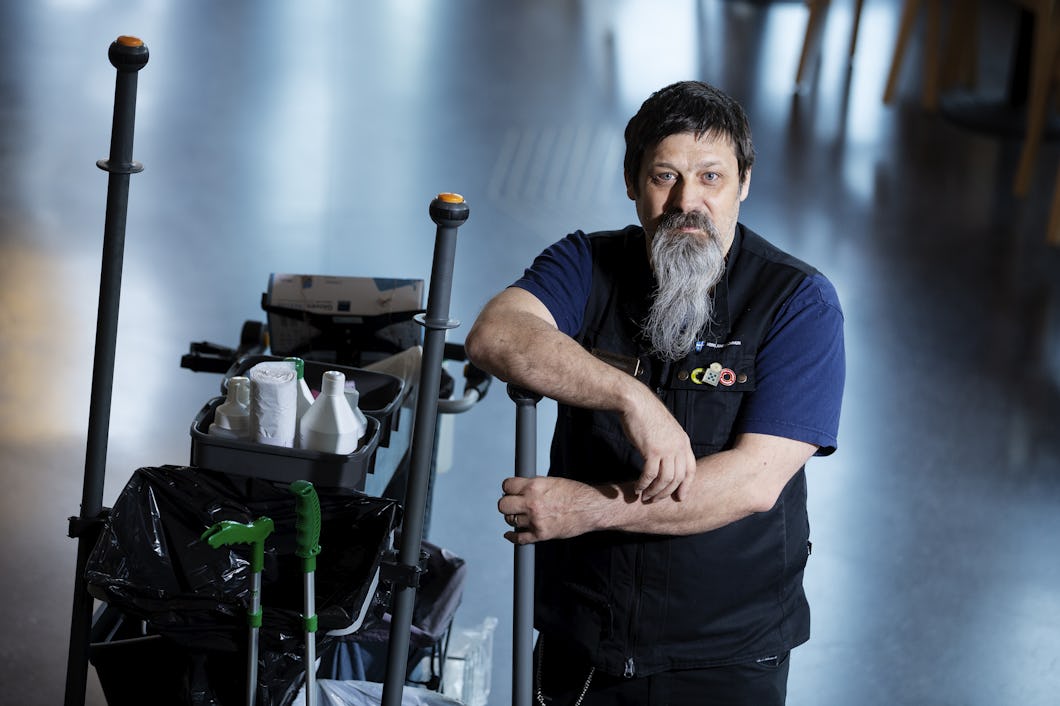 Tomas Grönros, skyddsombud och lokalvårdare.