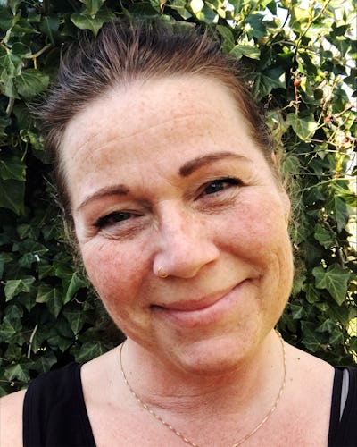 Linda Blom, parkarbetare.
