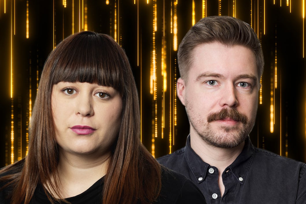 Mira Klingberg Hjort och Karl Martinsson.