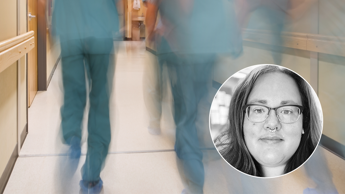 Beatrice Scherberg, skötare.