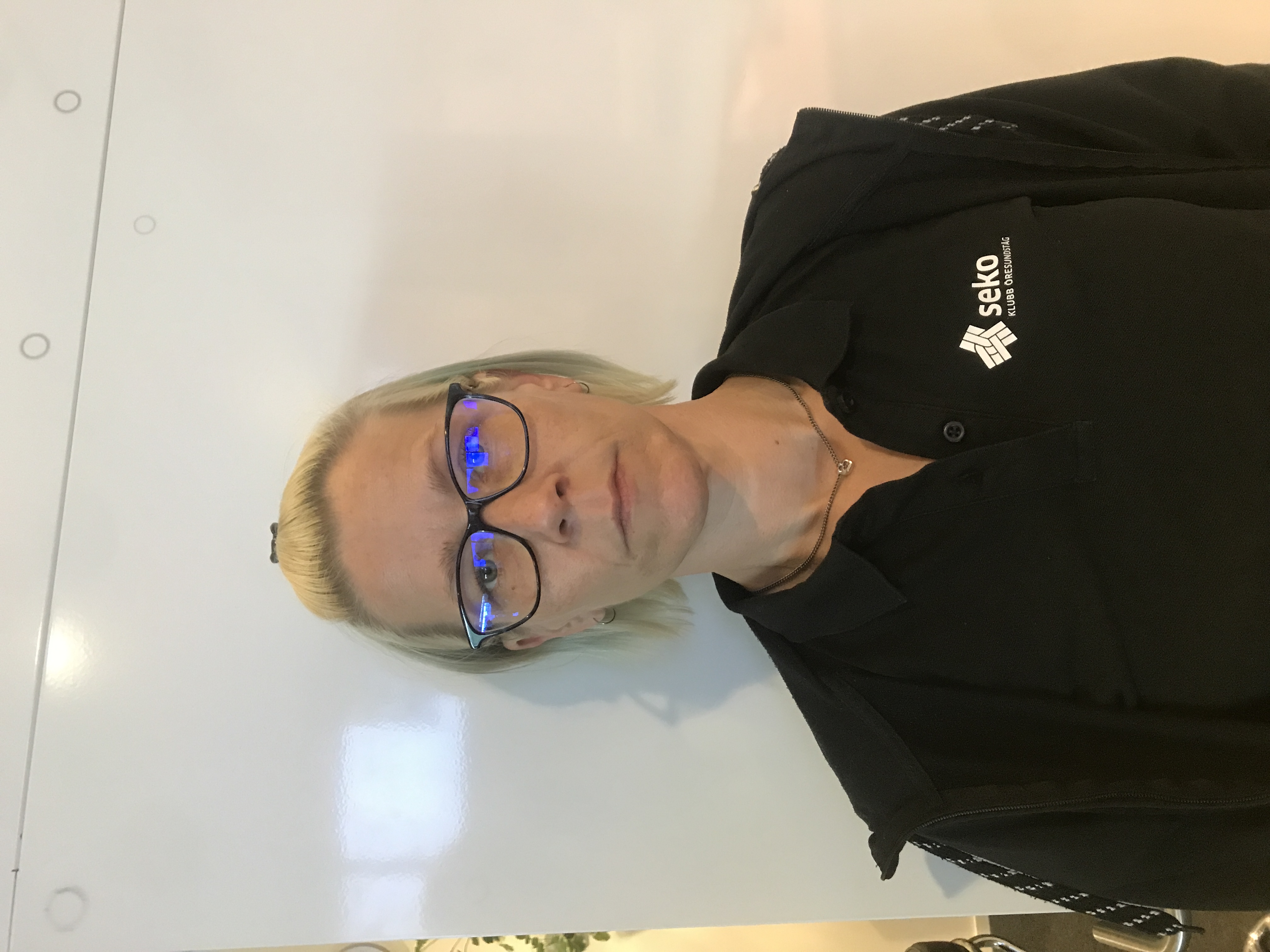 Sarah Andersson, tågvärd