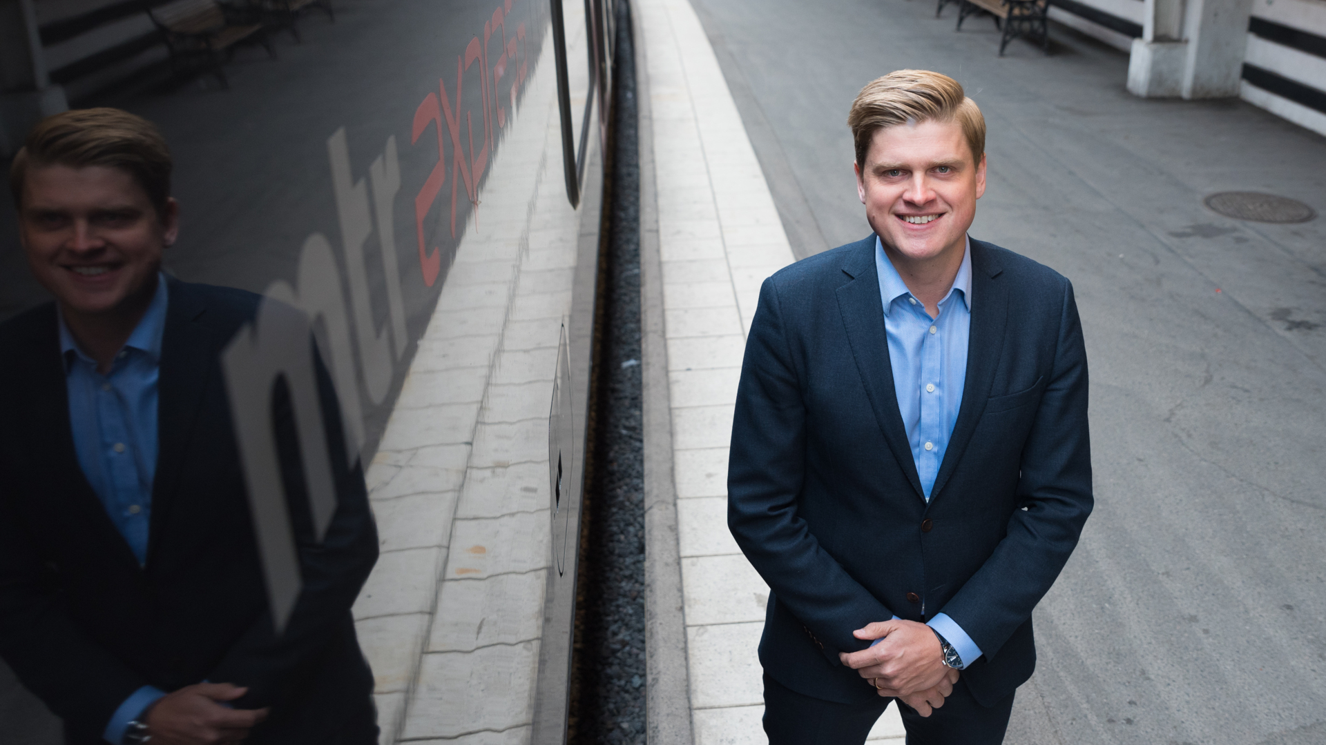 Mats Johannesson, vd på MTR Pendeltågen.