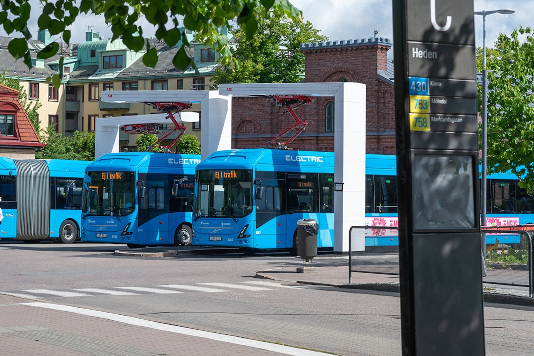 Bussar i Göteborg (genrebild).